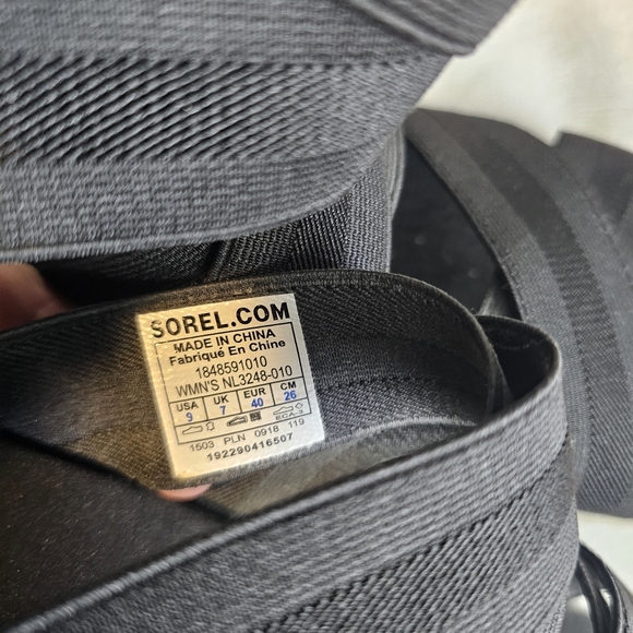 Sorel Sandals Black Size 9 Strappy - Picture 6 of 8